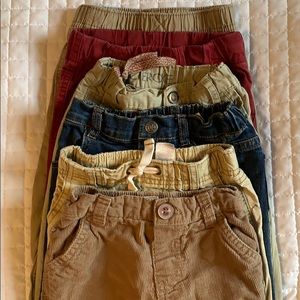 Lot of (6) pairs of 18mo pants